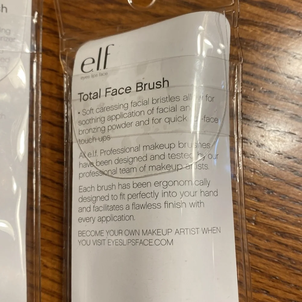 Elf Makeup Brushes Foundation and Total Face